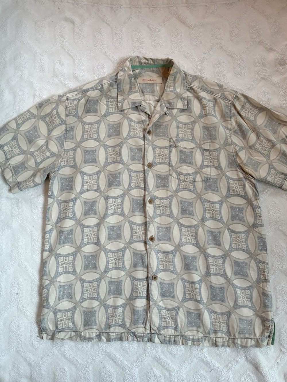 Vintage Tommy Bahama Silk Button-Up Shirt